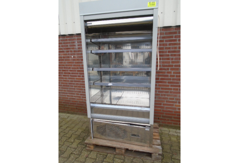 Open wand koeling stekkerklaar RVS